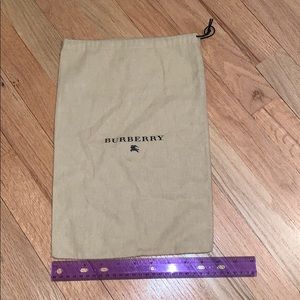 Burberry dust bag